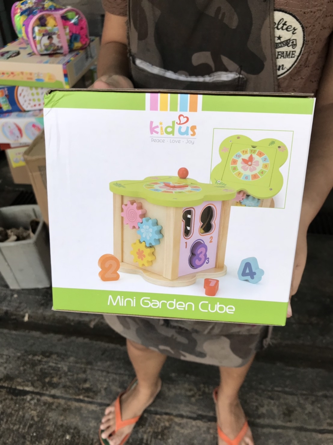 HYW263 ของเล่นไม้ กล่องกิจกรรมไม้