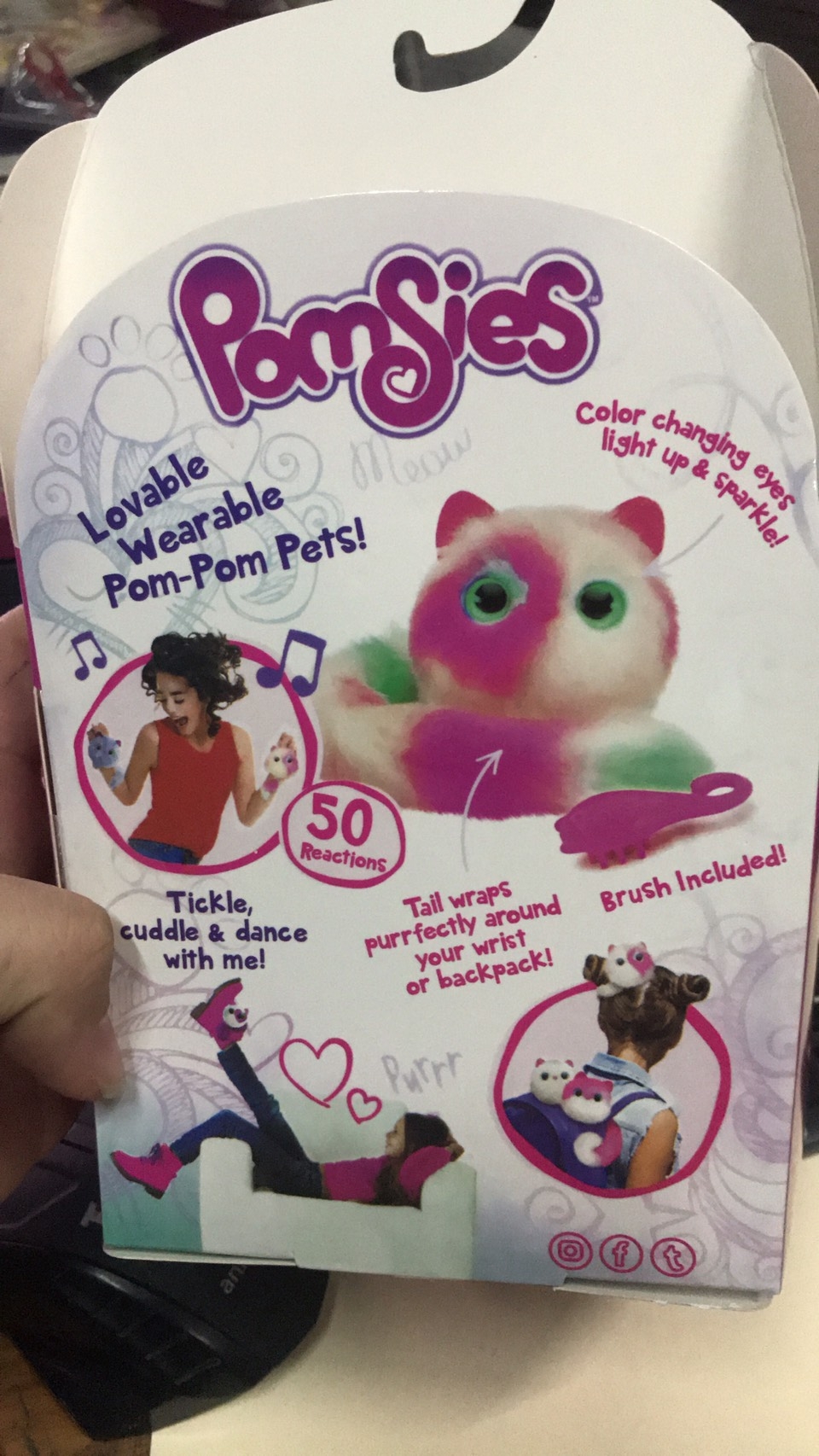 0495 ของเล่นเด็กตุ๊กตาแมวสัตว์เลี้ยง ใส่ถ่านมีเสียงไฟ (เหมือนของอเมริกากำลังฮิต)