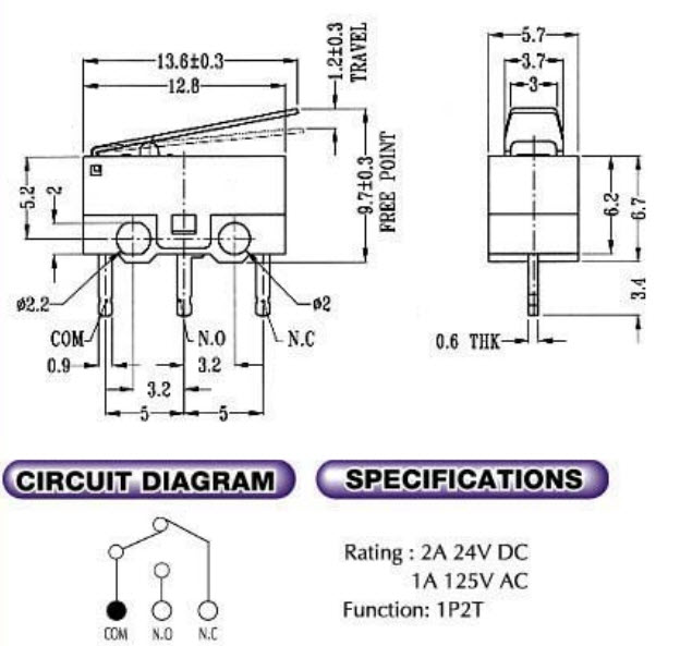 Micro Switch (KW10-Z1P)