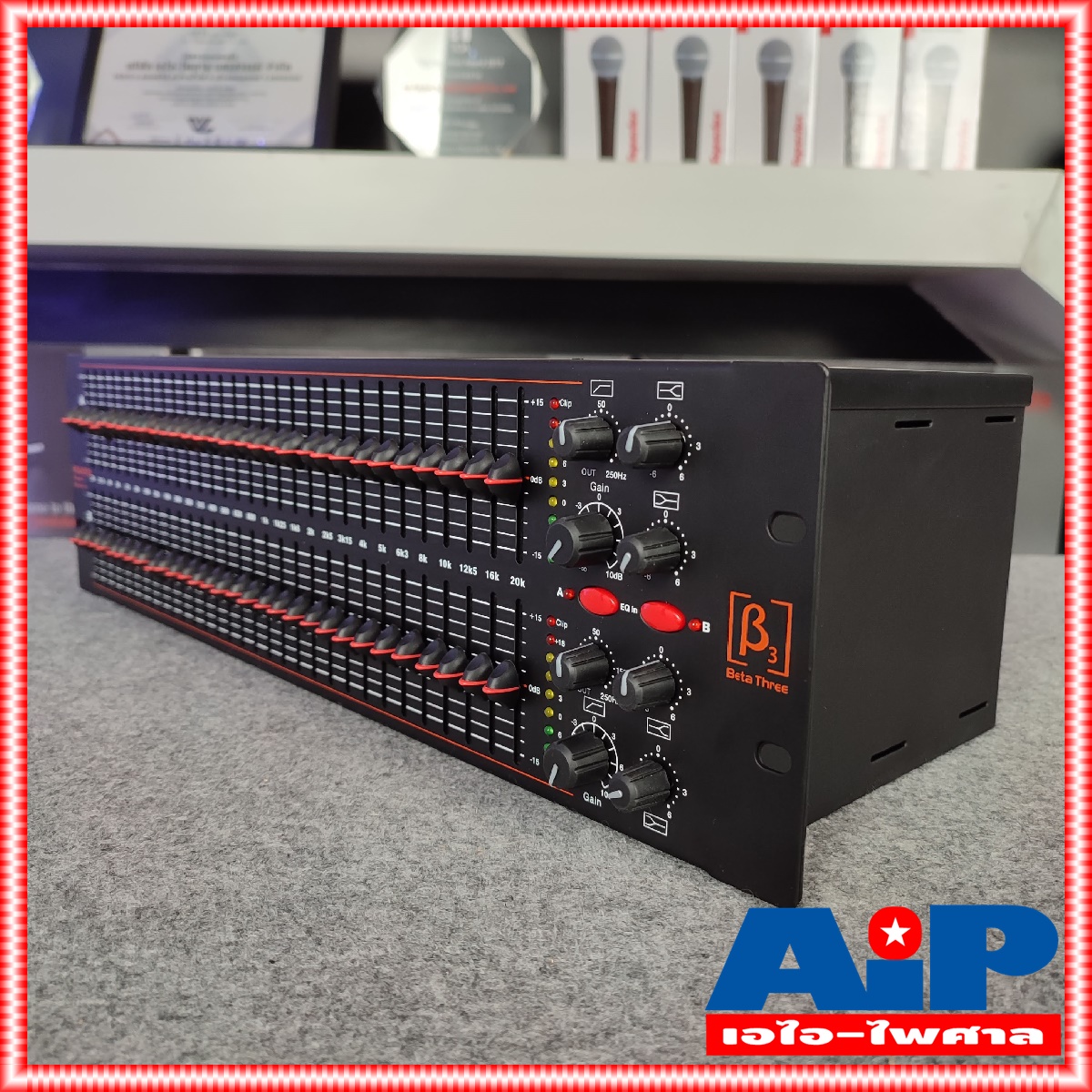 BETA THREE EQ-2231 EQ31BAND อีควอไลเซอร์ EQ 2231 EQตัวปรับแต่งเสียง สเตอริโอกราฟฟิกอีควอไลเซอร์ เครื่องปรับแต่งเสียง