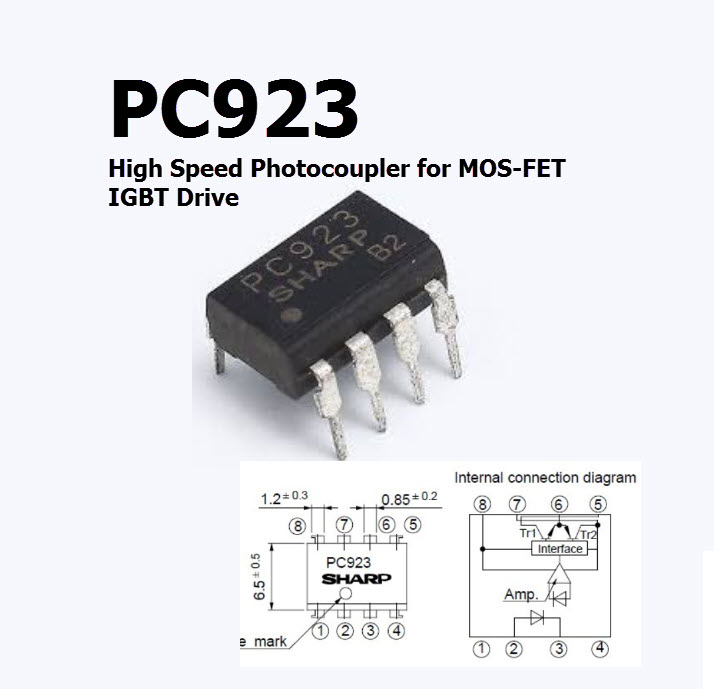 PC923 High Speed Photocoupler for MOS-FET / IGBT Drive