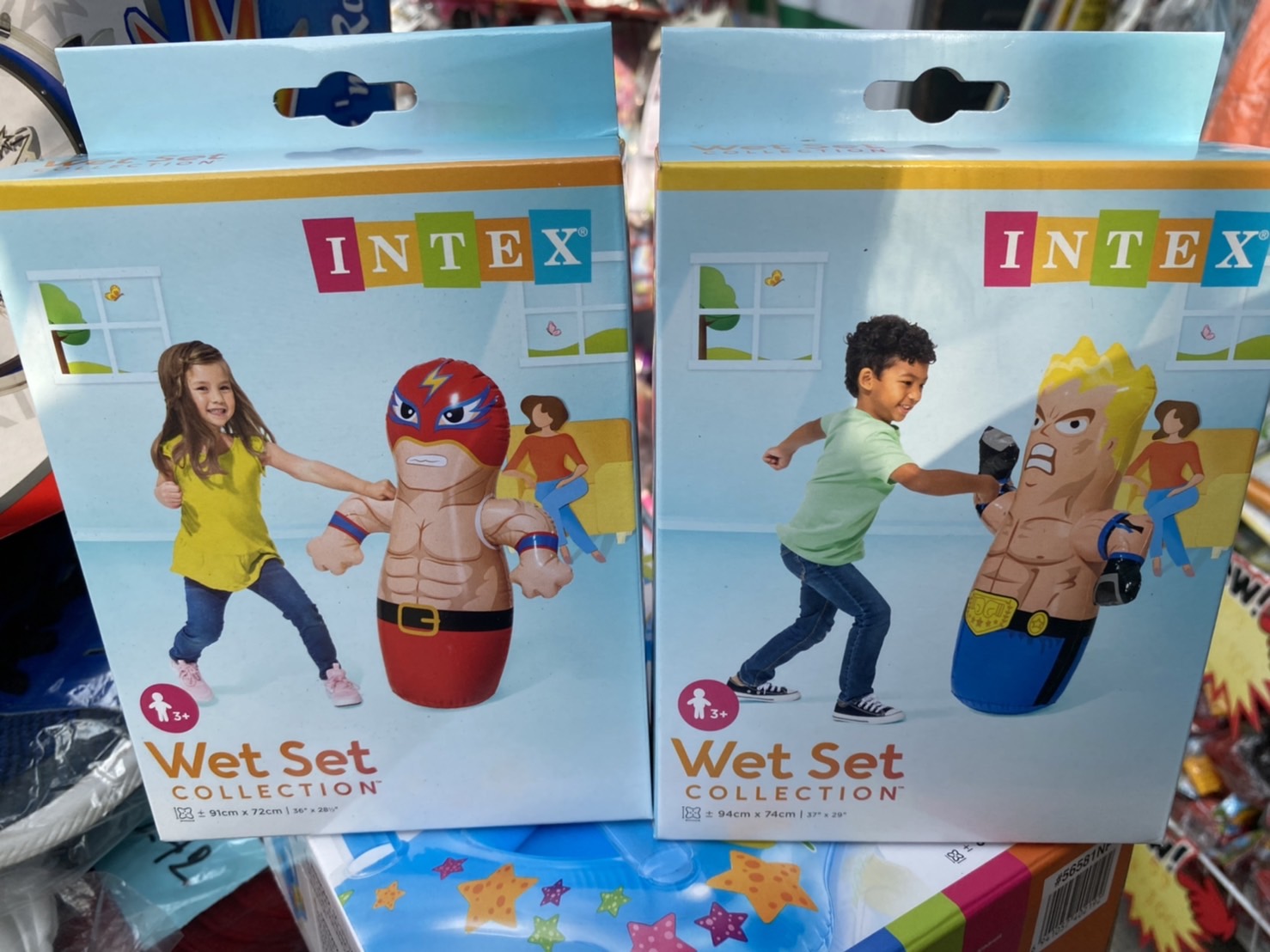 44672 ของเล่นเป่าลม ล้มลุกเป่าลมชกมวย INTEX ลิขสิทธิ์ถูกต้อง ปลีกชิ้นละ sale