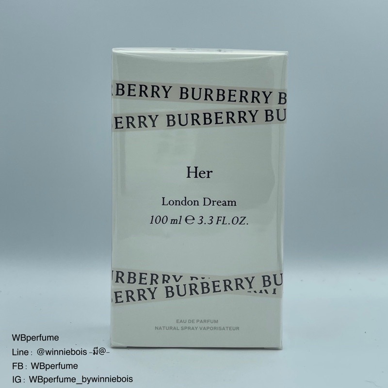 น้ำหอมแท้100% BURBERRY Her London Dream Eau de Parfum ขนาด 100 มล.