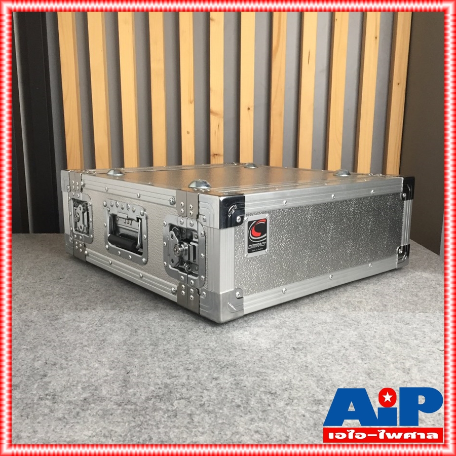 COMPACT RACK SD-3U 2ฝาหน้า-หลัง ลึก16" ผิวอลูมิเนียม แร็ค แร็คลึก16" RACK3U เอไอ-ไพศาล