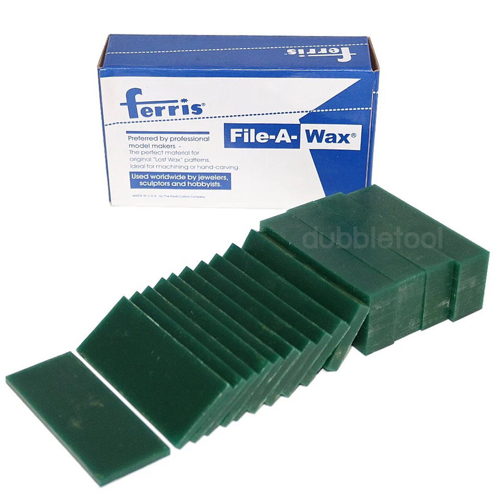 Wax แว๊กซอย แว็กซ์ขึ้นรูปเครื่องประดับ แว็กซ์ผลิตเครื่องประดับ แว็กซ์แกะสลัก แว็กซ์ Ferris Wax ขนาด 1 ปอนด์ แบบสไล Used worldwide by jewelers