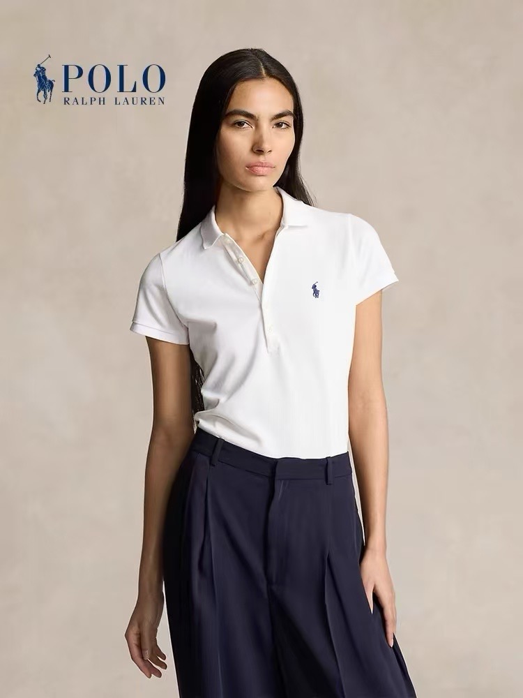 **any** เสื้อคอโปโล Ralph Lauren ทรงเข้ารูป กระดุม 5 เม็ด มี 7 สี สินค้าใหม่ ของแท้