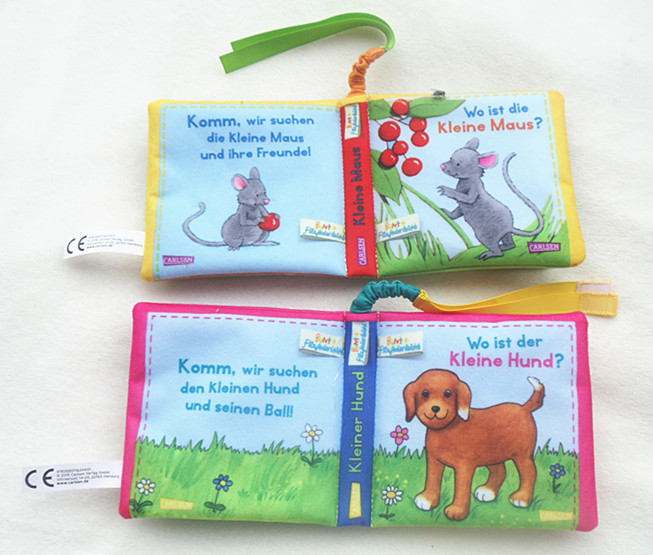 CH156 หนังสือผ้าสัตว์ สอนภาษาอังกฤษ เล่มละ. (ของหมด)