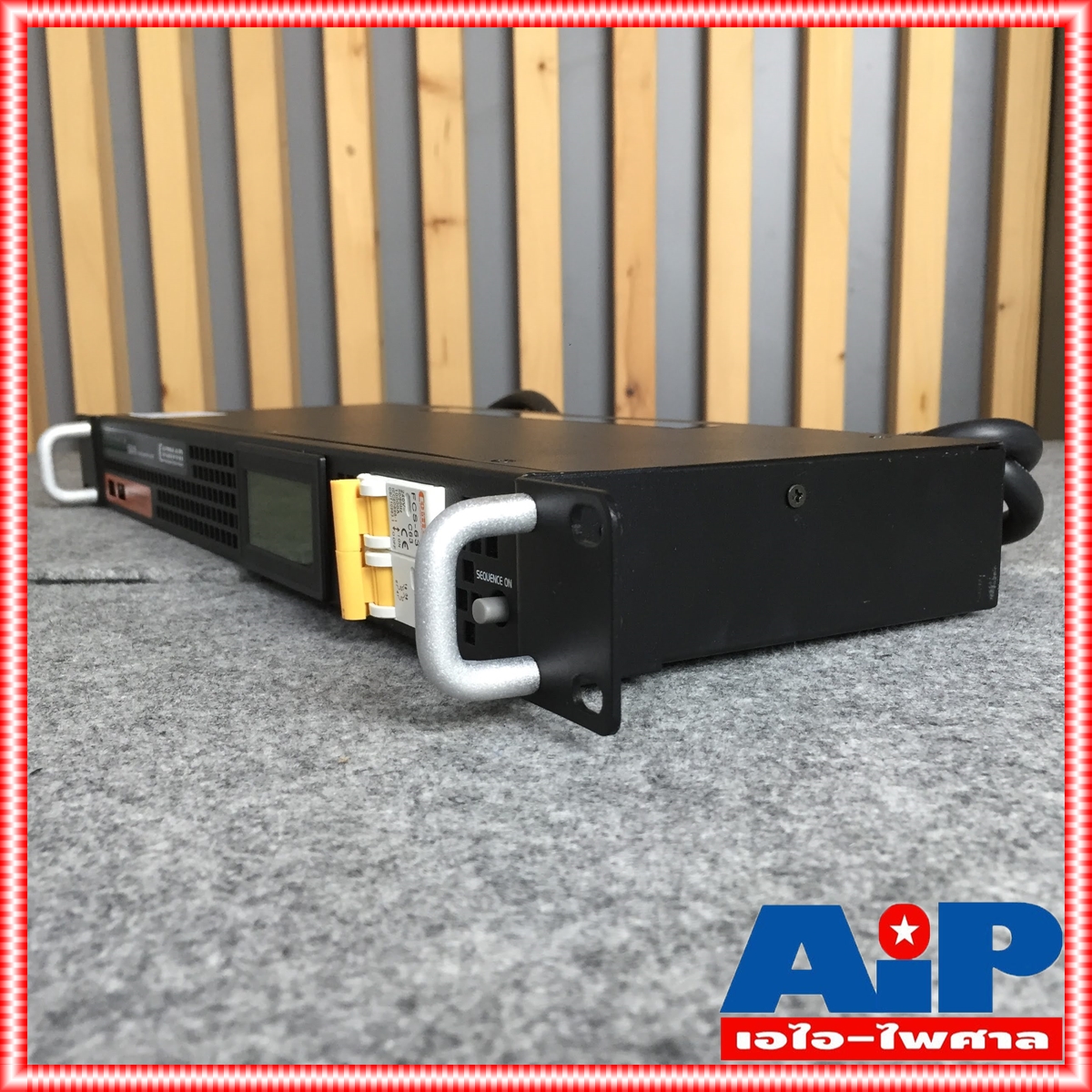 COMSON SQ-8 ปลั๊กไฟ SEQUENCE ปลั๊กซีแควนซ์ ปลั๊กไฟติดแร็ค มีขนาด 1 U เอาต์พุตปลั๊ก 8 ช่อง SQ 8 SQ8 เอไอ-ไพศาล