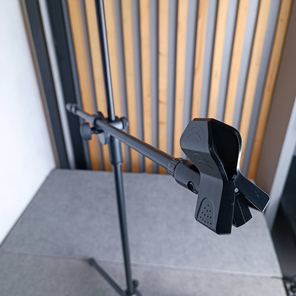 NTS ST-201A ขาไมค์บูมพร้อมคอจับ ขาไมค์บูมตั้งพื้น ฐานแฉก ST201A ST 201 A ขาตั้งไมค์ ขาไมค์ตั้งพื้นNTS ST 201A เอไอ-ไพศาล