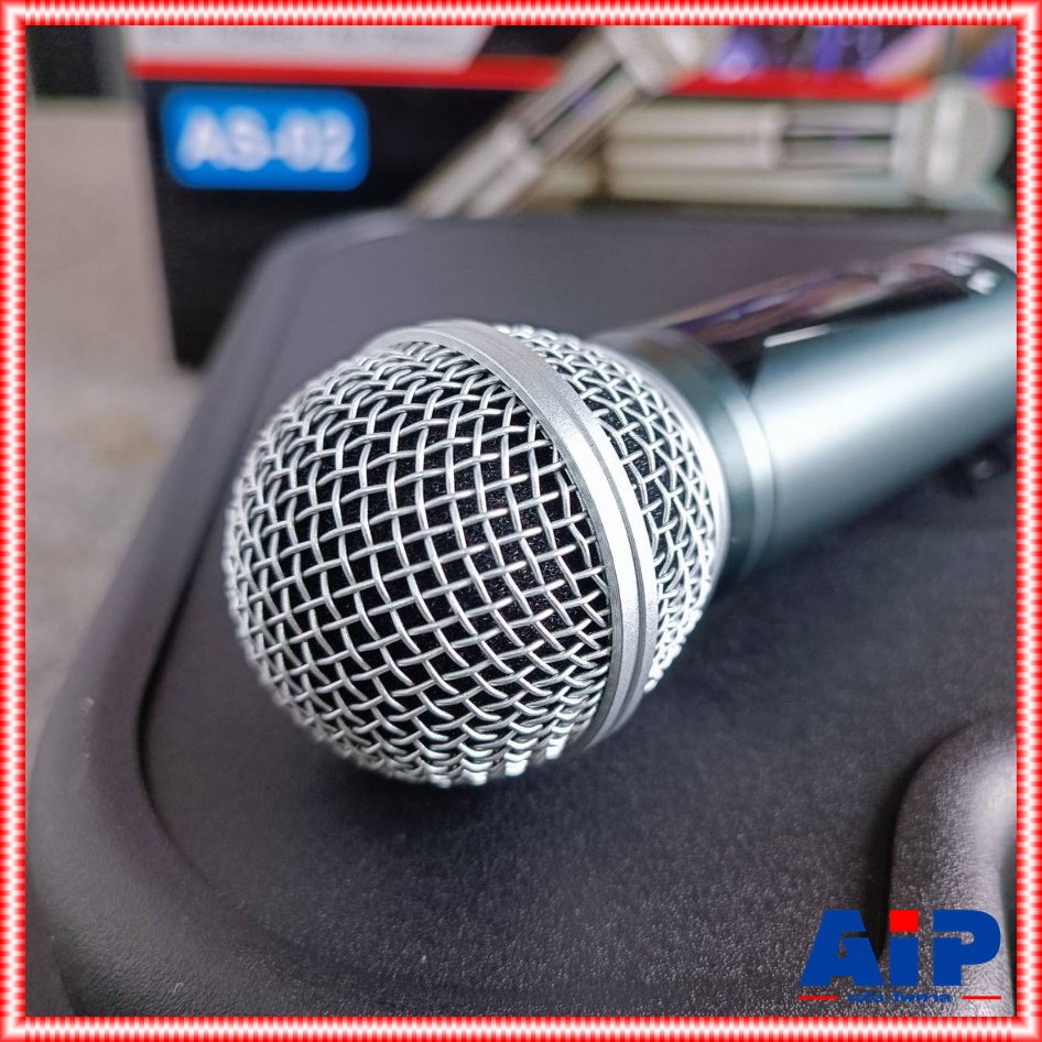 SOUNDBEST AS-02 ไมค์ลอยคู่ UHF ไมค์ลอยแบบถือ ไมโครโฟน ไมค์ลอยไร้สายแท้ รุ่น AS 02 AS02 เอไอ-ไพศาล +++