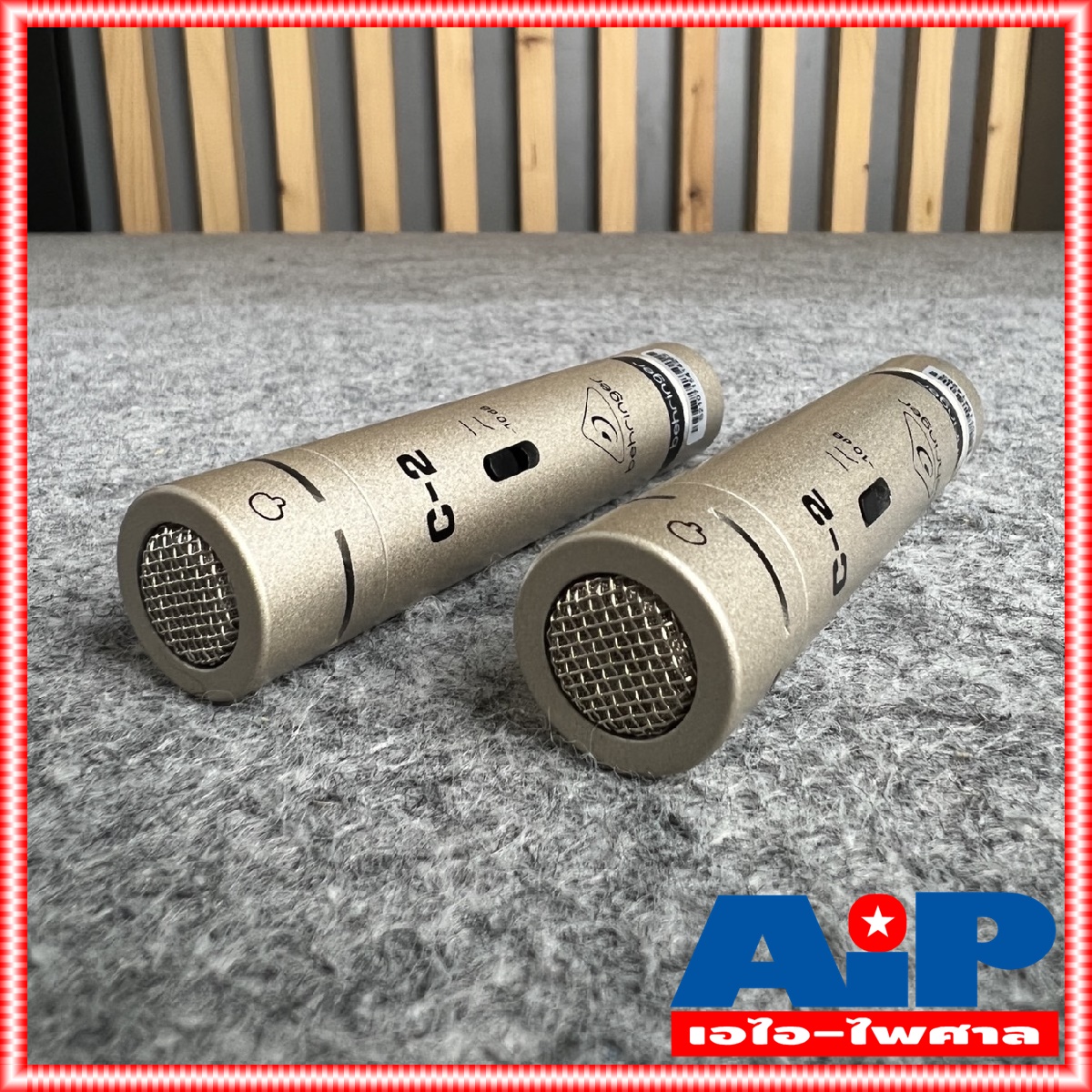 BEHRINGER C2 Studio Condenser Microphones ไมค์อัดเสียง c-2 ไมค์โครโฟน ไมค์สตูดิโอ ไมค์เครื่องดนตรี คอนเดนเซอร์ไมค์ +++