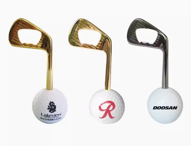 ที่เปิดขวด จำลอง ไม้กอล์ฟ สีเงิน สีทอง สามารถทำ logo ได้ ของขวัญ ของชำร่วย แบบพรีเมี่ยม 576472