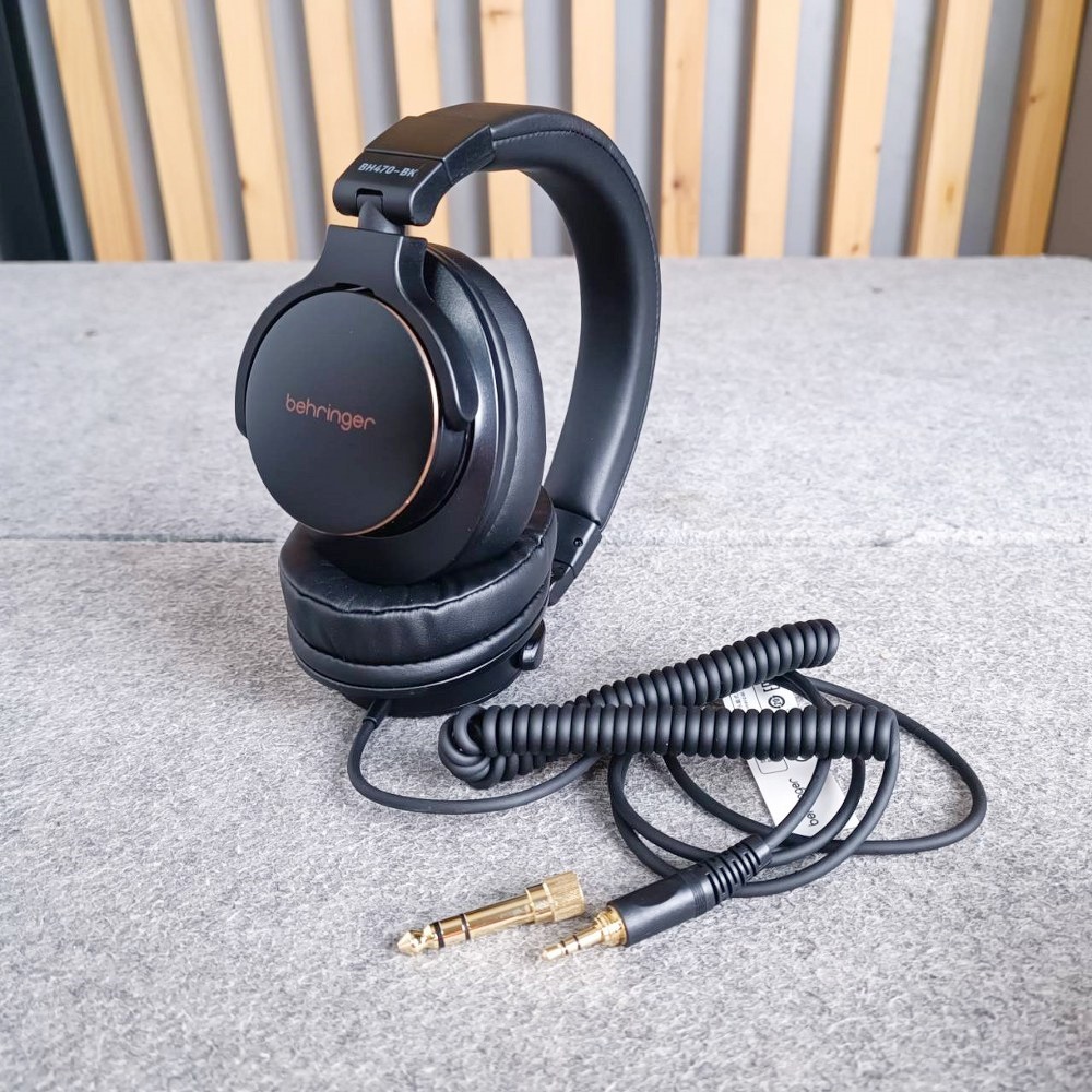 สีดำ BEHRINGER BH-470 หูฟัง BH470 HEADPHONE BH 470 หูฟังครอบหู มอนิเตอร์ สตูดิโอ เอไอ-ไพศาล +++