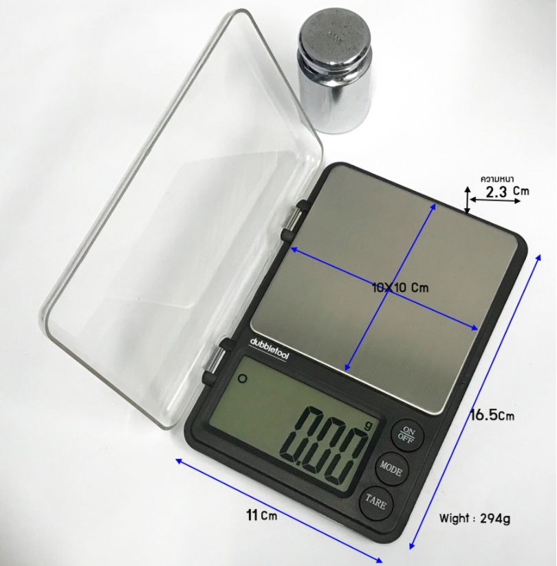 เครื่องชั่งดิจิตอล 1000g / 0.01g เครื่องชั่งดิจิตอลแบบพกพา เครื่องชั่งดิจิตอล 2 ตําแหน่ง mini digital scale kitchen scale pocket scale1Kg/0.01g
