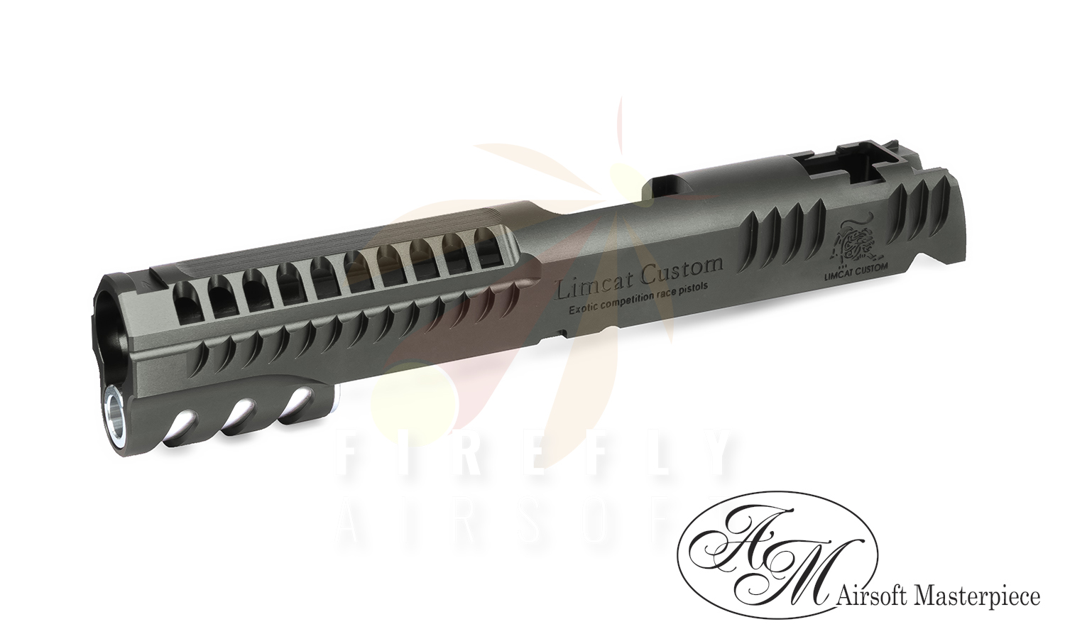 Airsoft Masterpiece “LimCat Custom 2024” Slide for Hi-CAPA 5.1 (Grey)