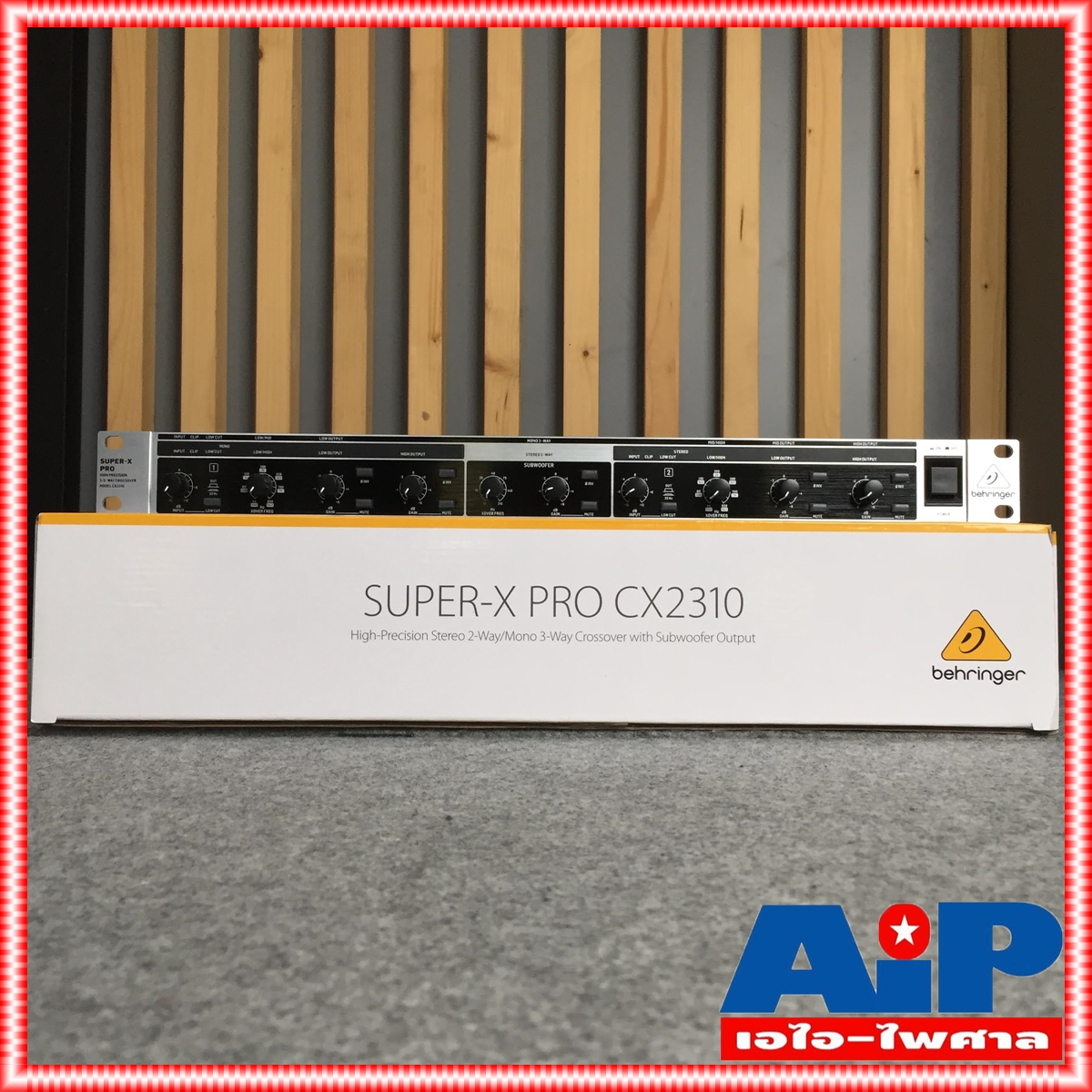 BEHRINGER CX 2310 V2 CROSSOVER เพาเวอร์ เครื่องปรับแต่งเสียง เครื่องกำหนดความถี่ POWER CX2310 cx-2310 เอไอ-ไพศาล +++