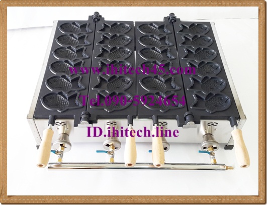 เตาขนมไทยากิ แก๊ส 12 ตัว รุ่น FY-1102R