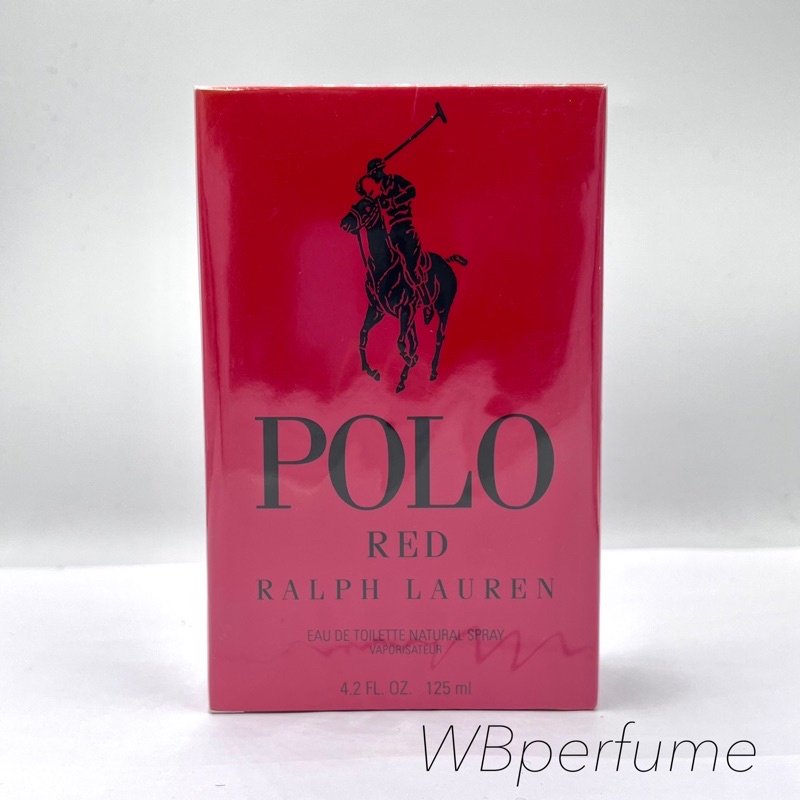 น้ำหอม แท้100% RALPH LAUREN POLO Red EDT 125ml กล่องซีล