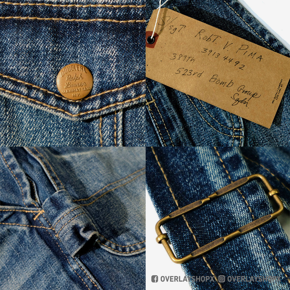 INDIGO DENIM OVERALL