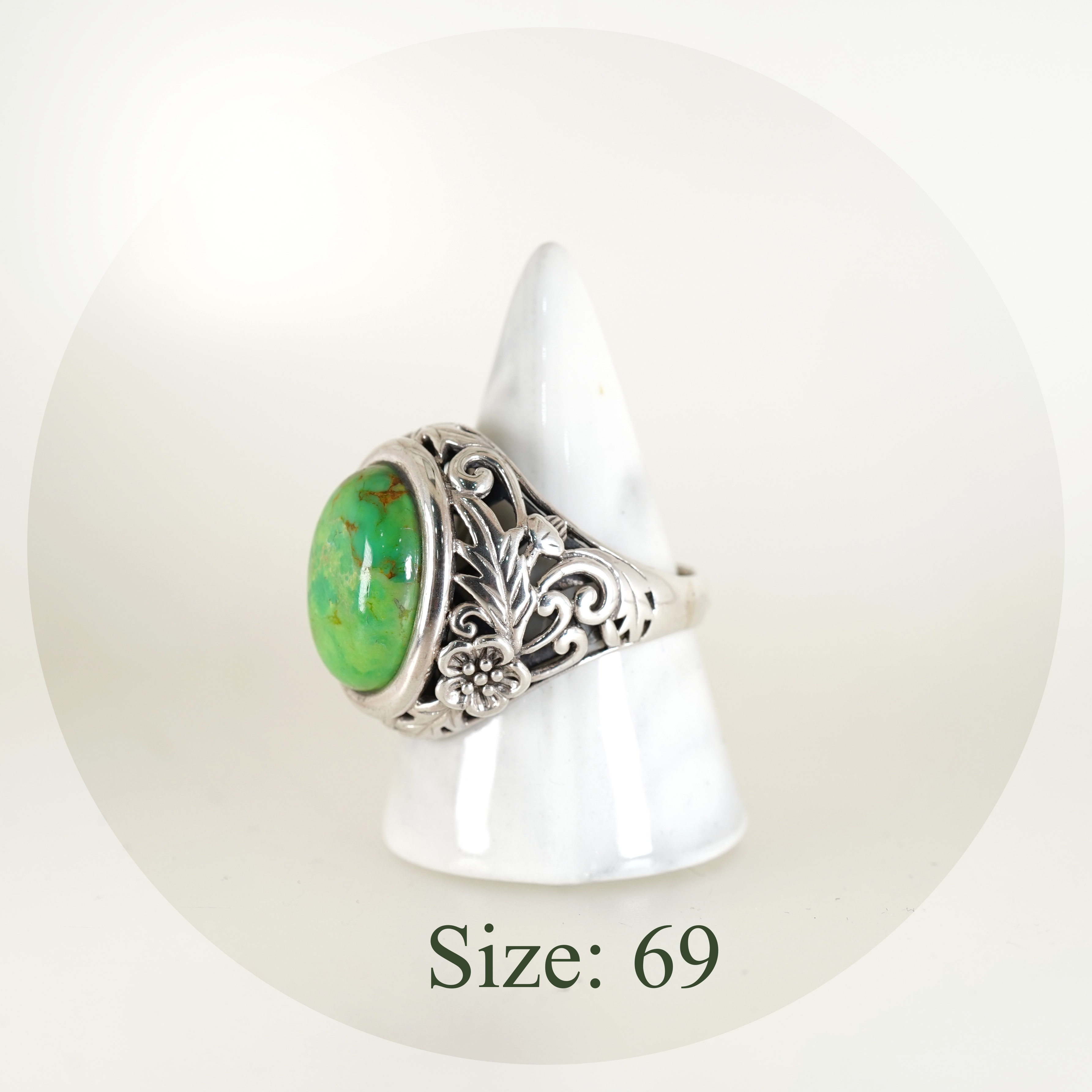 แหวนเงินแท้: แหวนเงินแท้ฝังเทอร์ควอยซ์