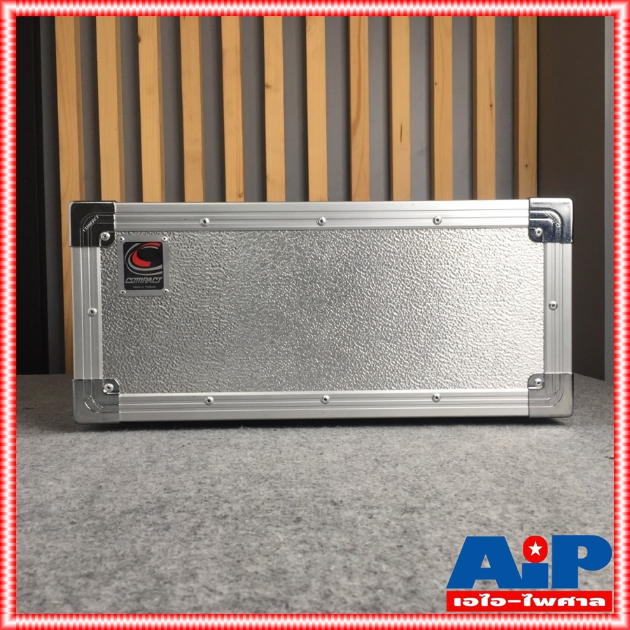 COMPACT RACK เครื่องเสียง SD4U 2ฝาหน้า-หลัง ลึก16นิ้ว ผิวอลูมิเนียม แร็คเครื่องเสียง แร็ค คอมแพ็ค แร็คใส่อุปกรณ์ แร็คใส่แอมป์ SD4 U SD-4U