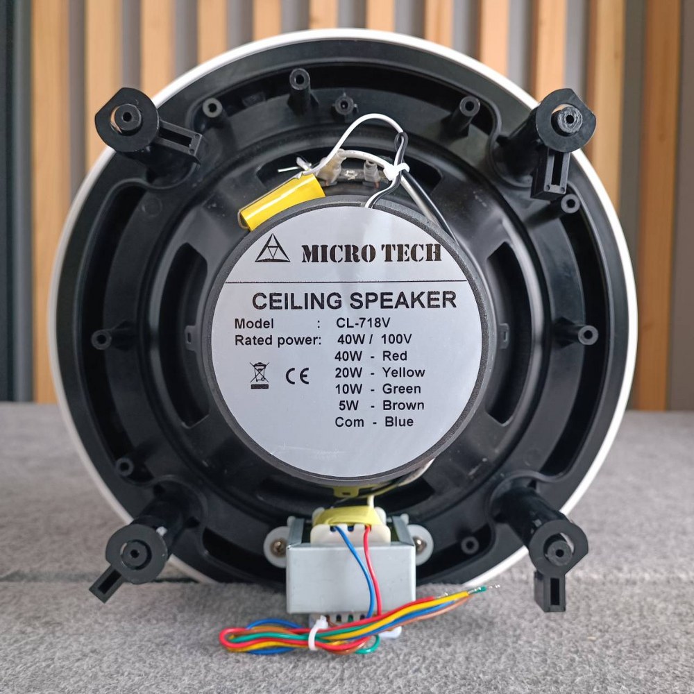 MICROTECH CL-718V ลำโพงฝังฝ้า 2ทาง ลำโพง ลำโพงติดผนัง ฝังเพดาน ลำโพงติดเพดาน ลำโพงติดฝ้า FL-60 FL-60 เอไอ-ไพศาล