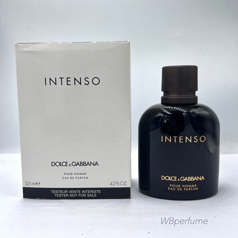 น้ำหอม แท้100% D&G Pour Homme Intenso EDP 125 ml. Tester