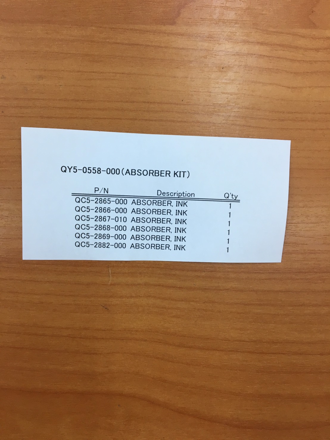 ABSORBER KIT (ฟองน้ำซับหมึก) CANON ตระกูล G