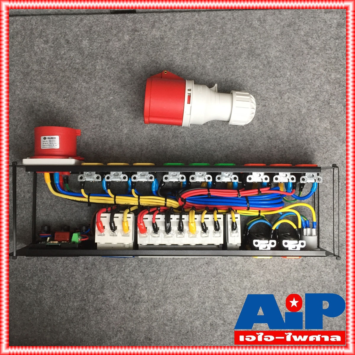 ขนาด 2U TECHCRON K3 / B9 จอ M2 ชุดโหลดไฟ 3 เฟส ปลั๊กโหลด3เฟส พร้อมเพาเวอร์ปลั๊กIN K3B9 K-3/B-9 K3 B9 เอไอ-ไพศาล