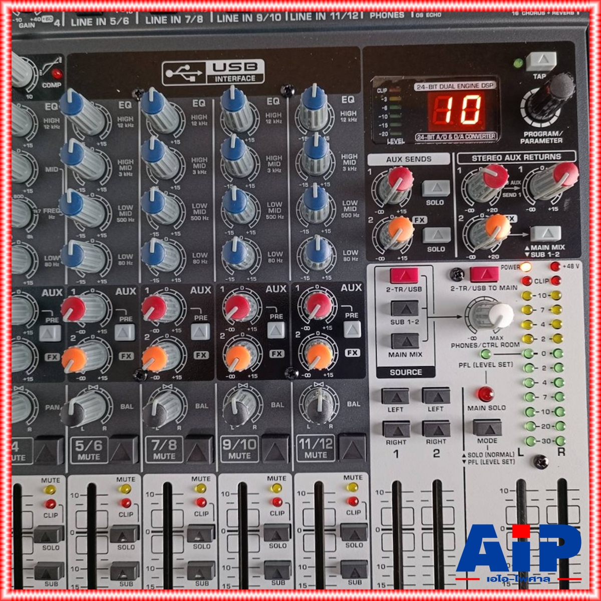 BEHRINGER XENYX-X1622USB mixer BEHRINGER XENYX X1622FX Mixer เครื่องผสมสัญญาณเสียง มิกเซอร์ แบบอนาล็อค Behringer Xenyx XX1622FX +++ เอไอ-ไพศาล