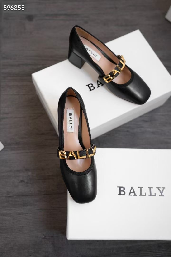 **c2** รองเท้าคัชชู Bally Liliosa 55 Leather Pumps สินค้าใหม่ ของแท้