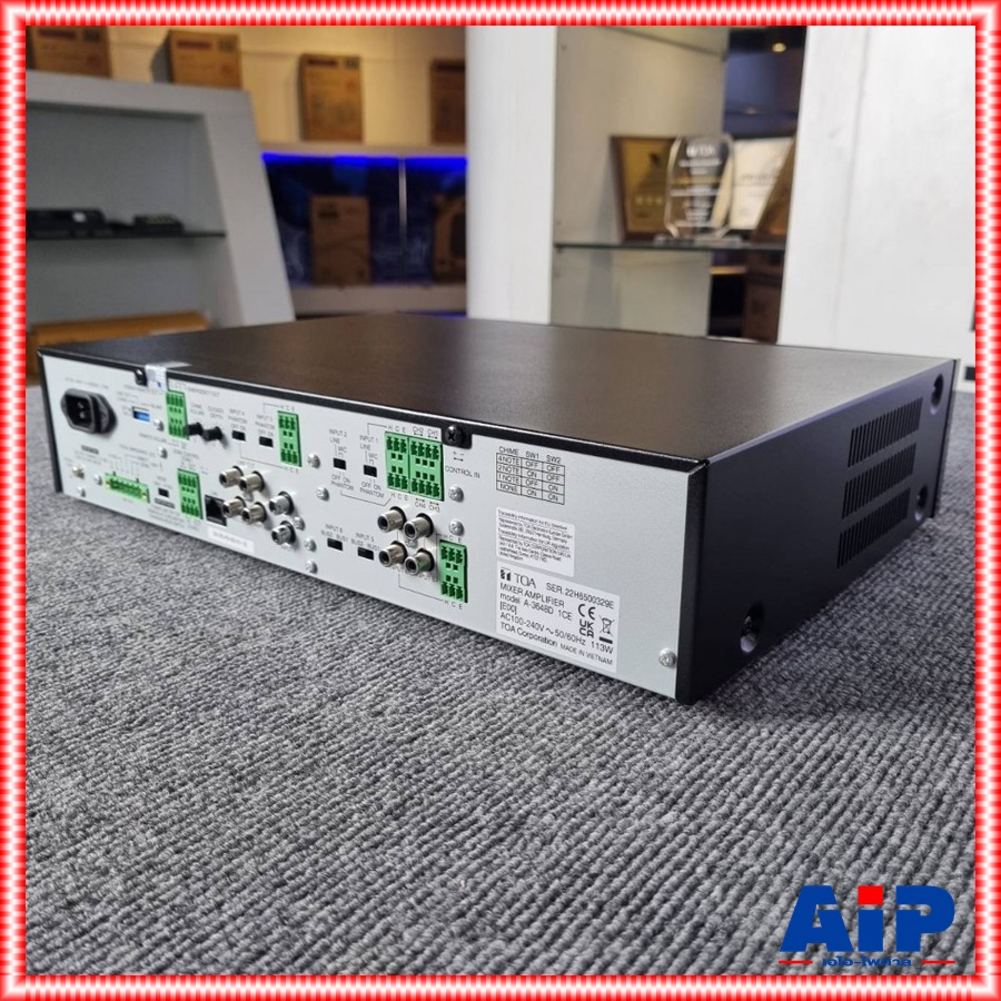TOA A-3648D แอมป์480W มิกเซอร์แอมป์ 480 วัตต์ A3648D เครื่องขยายเสียง เครื่องปรับแต่งเสียง A 3648D เอไอ-ไพศาล
