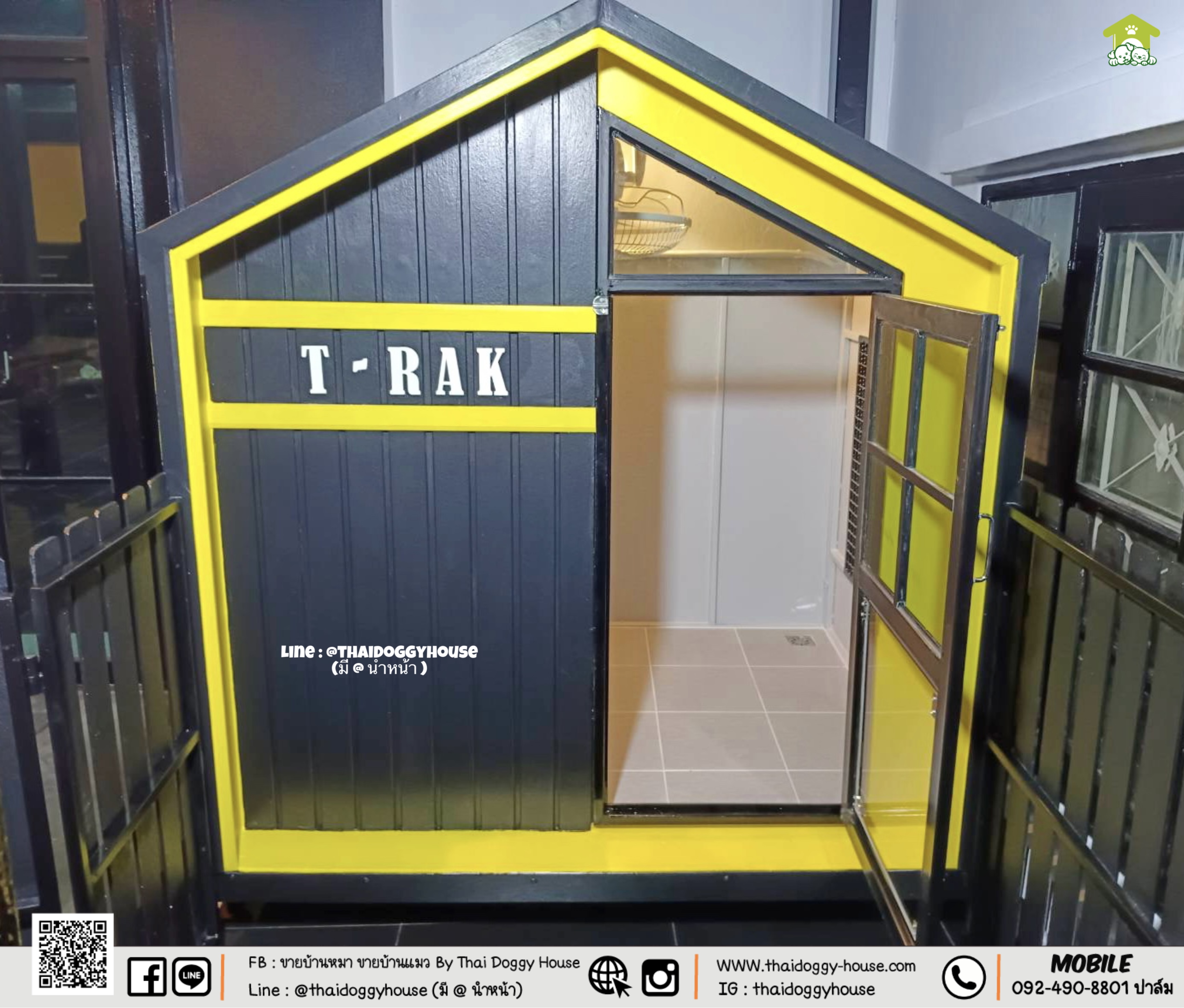 𝗠𝗜𝗡𝗜𝗠𝗔𝗟 𝗦𝗧𝗬𝗟𝗘 บ้านหมา บ้านแมว " 𝐓𝐇𝐀𝐈 𝐃𝐎𝐆𝐆𝐘 𝐇𝐎𝐔𝐒E