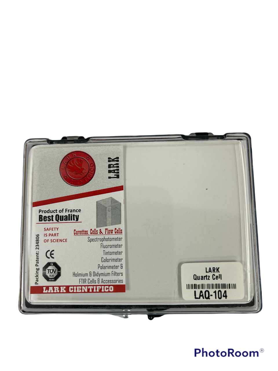 Cuvette Quartz and Glass -Lark France