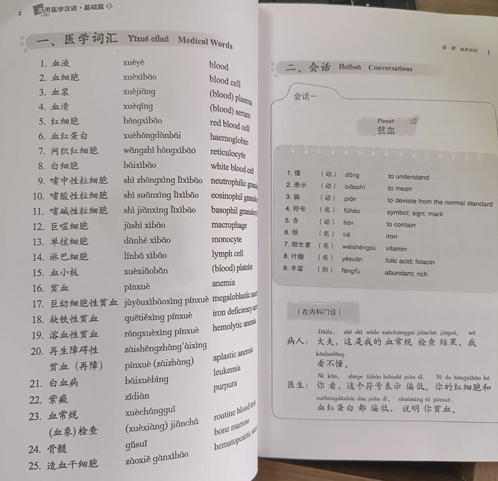 ภาษาจีนทางการเเพทย์ (เล่ม 2) Practical Medical Chinese (Preclinical)