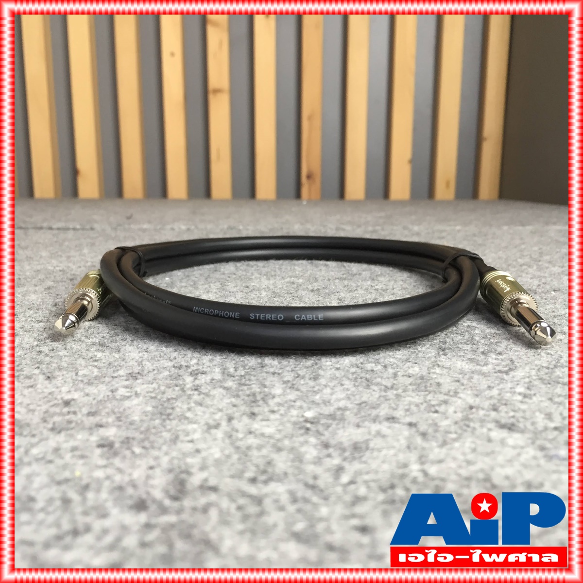 2เมตร AMPHENOL สาย PHONE MONO หัวท้าย 2เมตร CA33-33-C-002 สายไมค์ โมโนหัวท้าย MIC - MIC เอไอ-ไพศาล