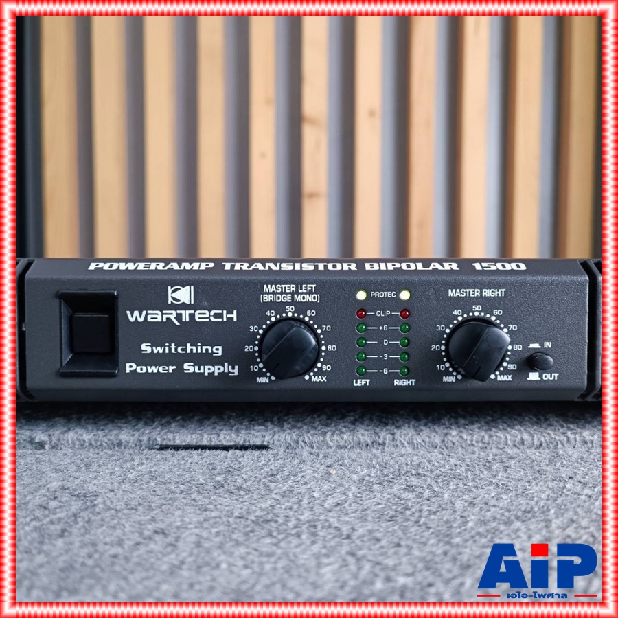 WARTECH 1500W BIPOLAR 1U POWER เพาเวอร์แอมป์ แอมป์ขยาย แอมป์ขยาย1500W แอมป์WARTECH เครื่องขยายเสียง เครื่องเสียง