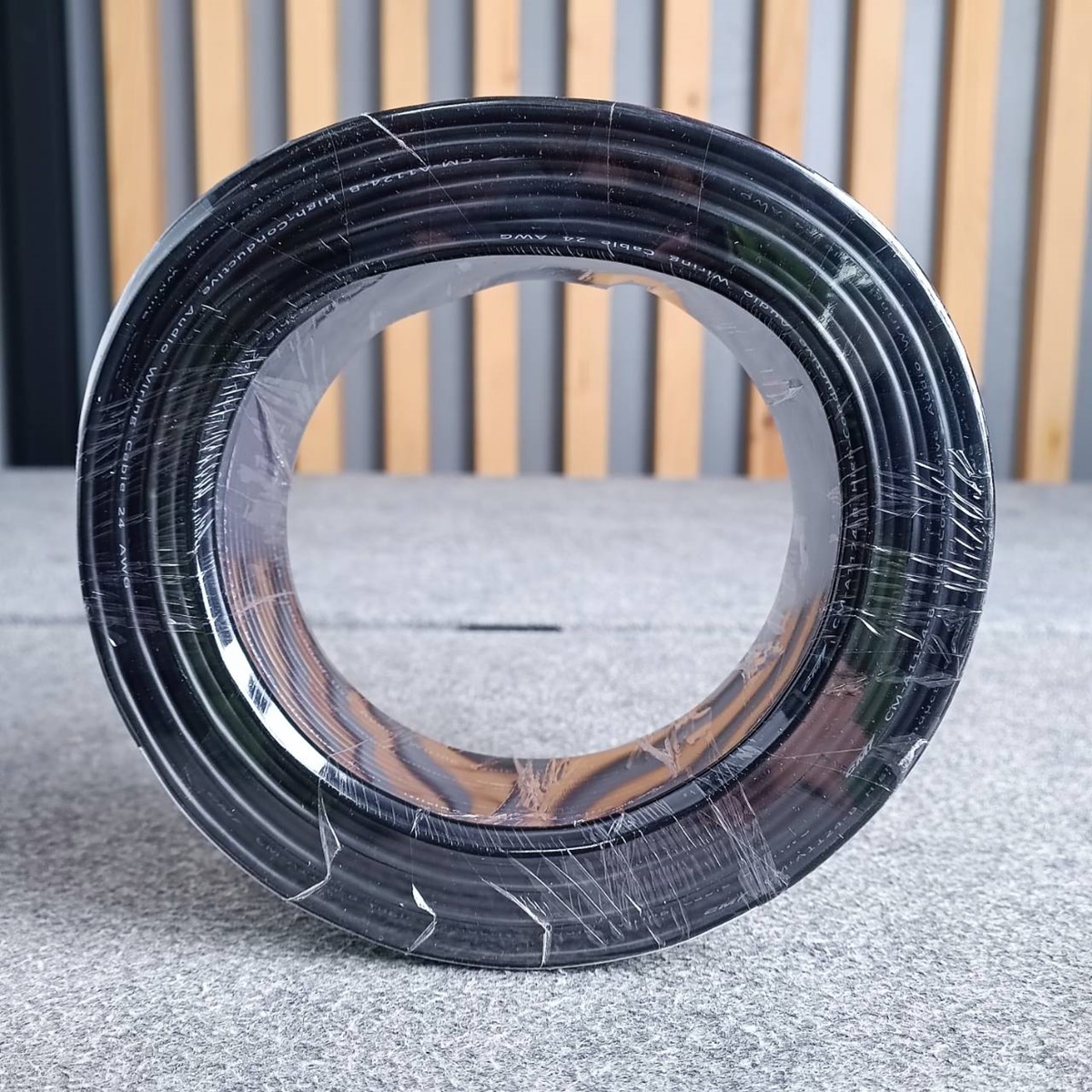 ขด50เมตร CM สายชีลด์ สเตอริโอ 4mm 24awg CM-A1124 สายสัญญาณ สายไมค์ CM A1124 เอไอ-ไพศาล