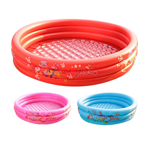 WFCL-C003 สระเป่าลมทรงกลมลายม้า 150 cm ลิขสิทธิ์ถูกต้อง (กล่องไม่สวย)