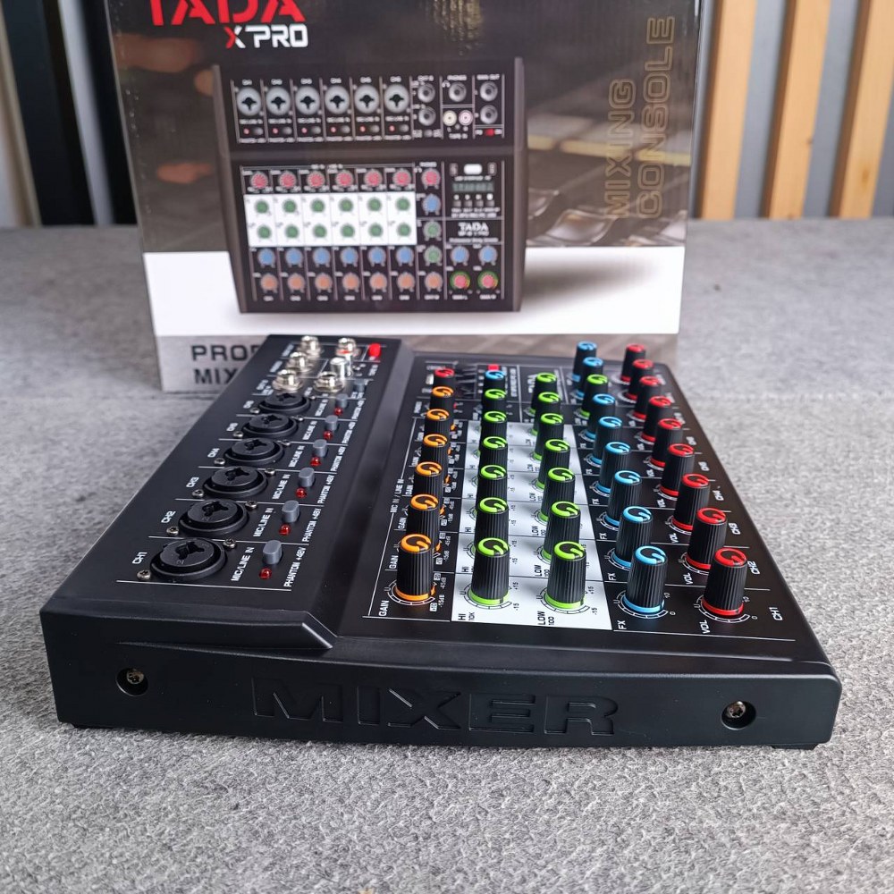 TADA MF-8 MIXER มิกเซอร์ TADA MF 8 MF8 มิกเซอร์ TA DA รองรับ BLUETOOTH มิกเซอร์บลูทูธ 8 input มิกซ์ บลูทูธ มิกเซอร์ Bluetooth mixer เครื่องเสียง มิกเซอร์จิ๋ว มิกเซอร์เอฟเฟค เอไอ-ไพศาล