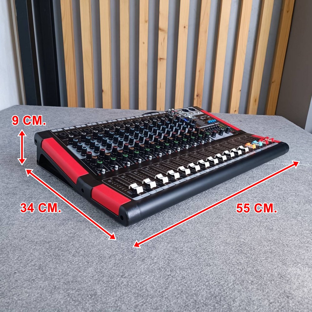 Ceflar MINI-120 MIXER มิกเซอร์อนาล็อก 12 แชนแนล บลูทูธ Bluetooth mixer เอฟเฟคแท้ 99DSP MINI 120 MINI120 เอไอ-ไพศาล