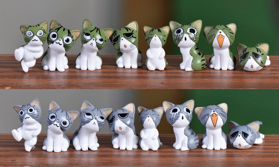 แมว 8 ชิ้น