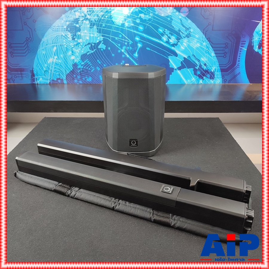 Turbosound iP500 V2 ชุดลำโพงคอลัมน์ 6×2 นิ้ว ซับวูฟเฟอร์ 8 นิ้ว พร้อมขยายเสียง 600 วัตต์ บลูธูท รองรับ App iOS, Android Turbo sound iP500V2 +++