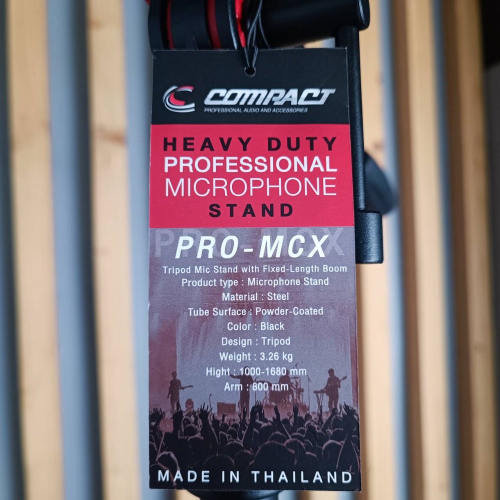 COMPACT PRO-MCX ขาตั้งไมค์บูม คอมแพ็คขาตั้งไมค์ ขาตั้งไมค์ตั้งพื้น PRO MCX PROMCX เอไอ-ไพศาล