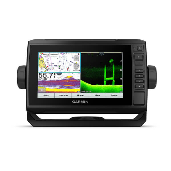 Garmin ECHOMAP UHD 72cv เมนูไทย+GT24UHD-TM แถมฟรี แผนที่ทะเล แม่น้ำ และหมวก