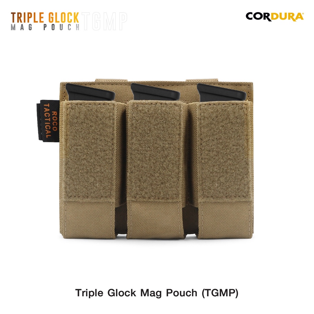 ซองใส่แม็กกาซิน Triple Glock Mag Pouch (TGMP) ติดเสื้อเวส﹝Tactical Vest﹞
