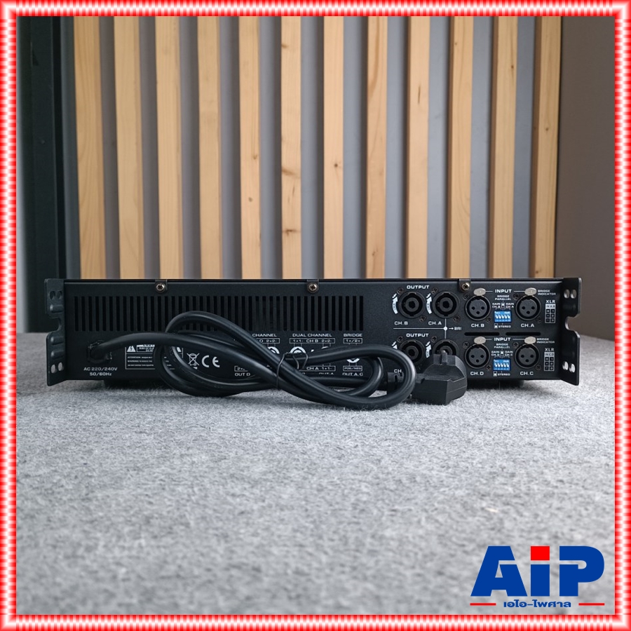 TADA PRO5.4 poweramp 4CH เพาเวอร์แอมป์ 4 แชนแนล กำลังขับ 4 x 450 วัตต์ ที่ 8 โอห์ม คลาส D Tada PRO-5.4 PRO 5.4 เอไอ-ไพศาล