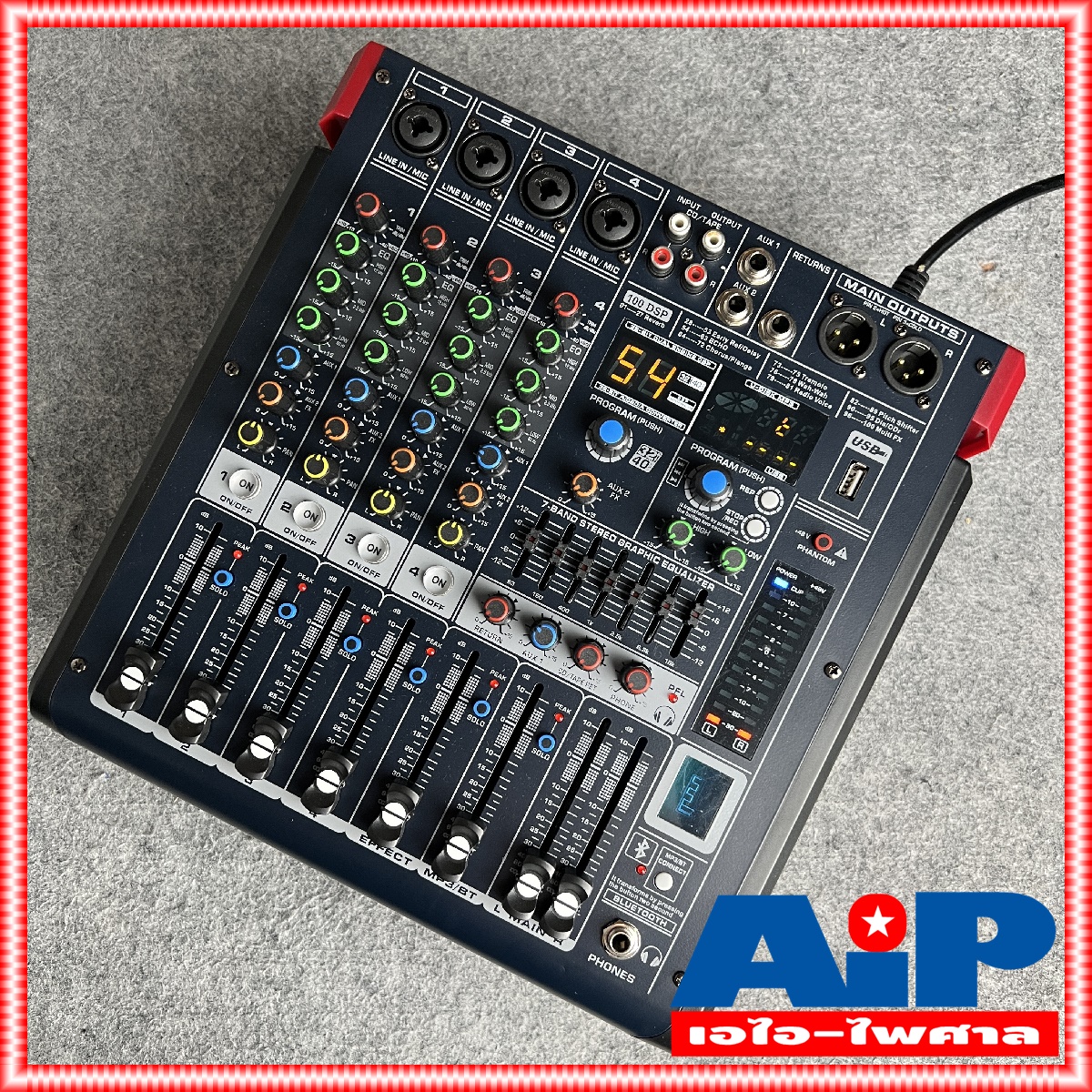 MICROTECH MT-P4 powermixer เพาเวอร์มิกเซอร์ 4 แชนแนล กำลังขับ 2x300W 4 Ohm เอฟเฟคแท้ MT P 4 MTP 4 MTP4 MICRO TECH ไมโครเทค เอไอ-ไพศาล