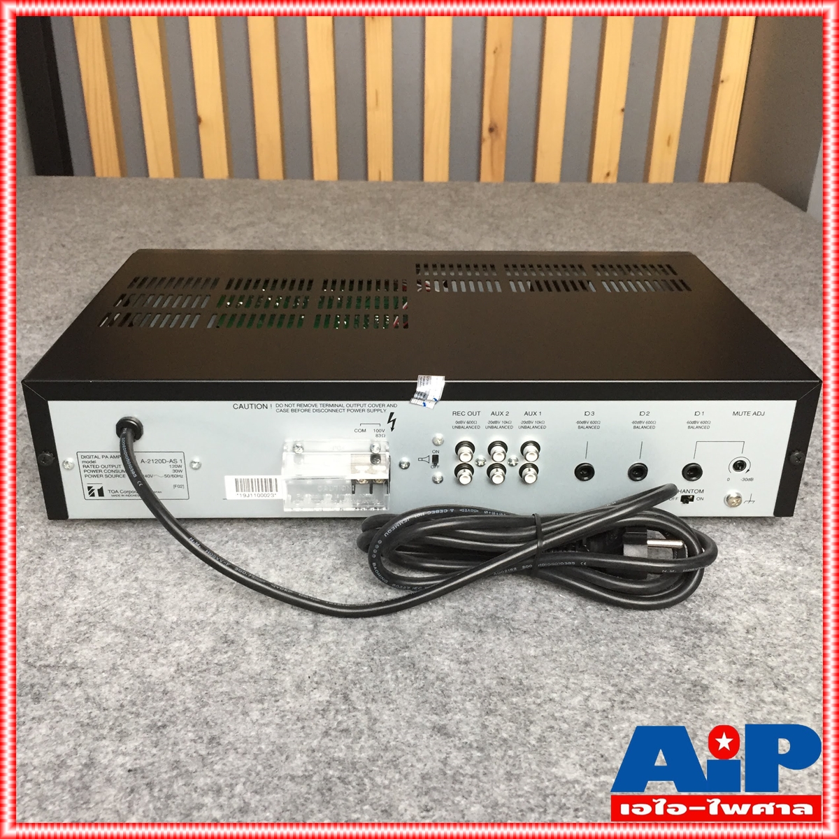 TOA A-2120D-AS แอมป์ เครื่องขยานเสียง A 2120D AS AMP amp แอมป์ แอมป์TOA เครื่องเสียง เอไอ-ไพศาล