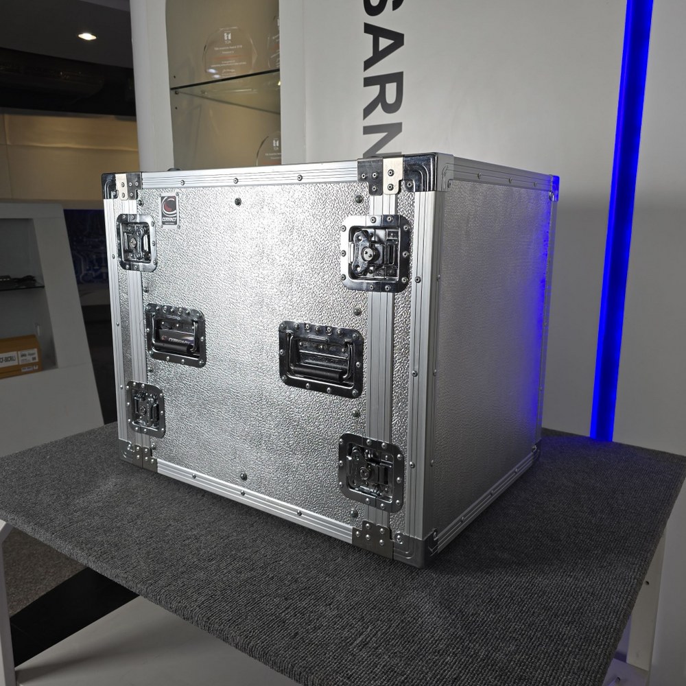 COMPACT B-12U 2ฝาหน้า-หลัง ลึก21นิ้ว สีอลูมิเนียม RACK ตู้แร็ค อุปกรณ์สำหรับเก็บเครื่องเสียง COM PACT B 12U B12U เอไอ-ไพศาล